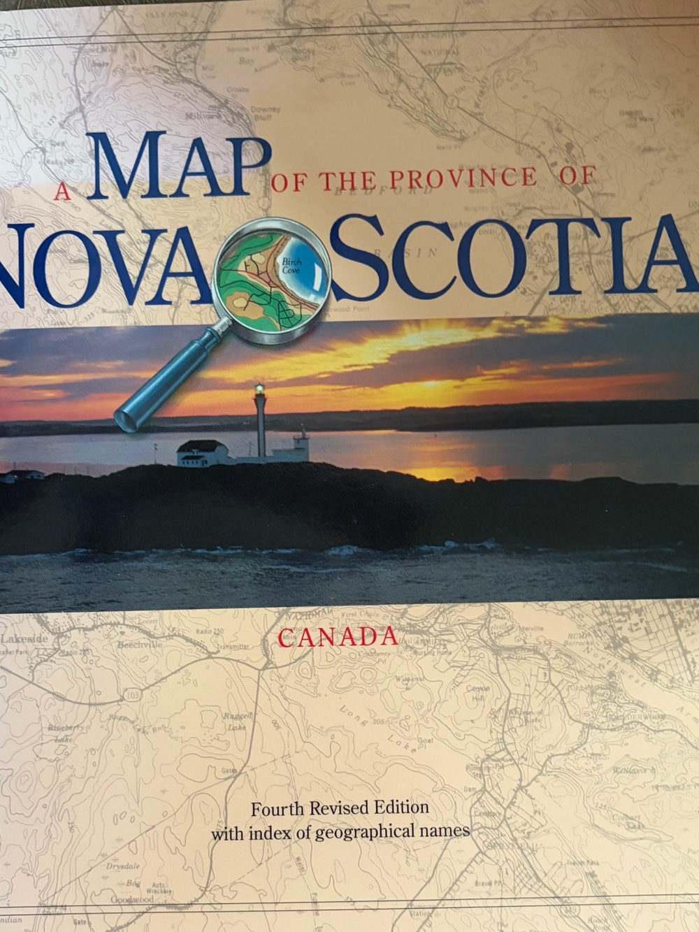 Nova Scotia Map Book - Blue and Cream Scenic Edition